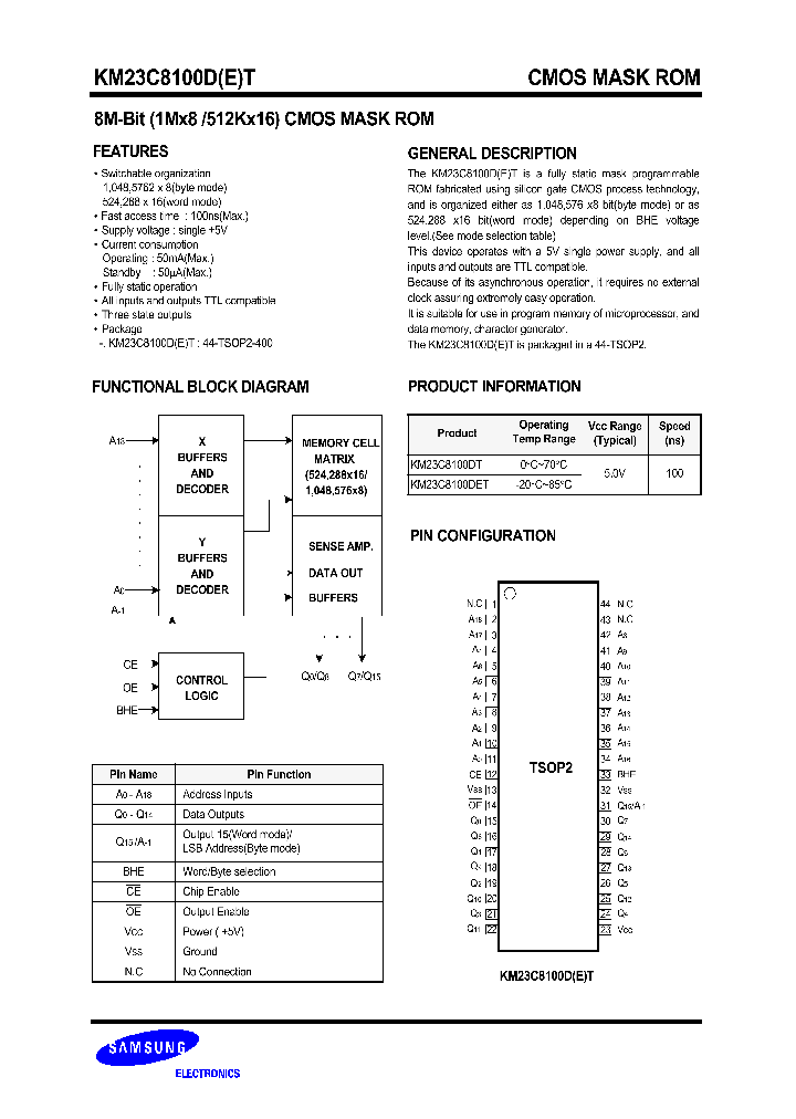 KM23C8100DT_726184.PDF Datasheet