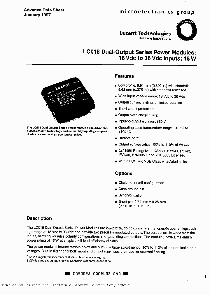 LC016_726722.PDF Datasheet