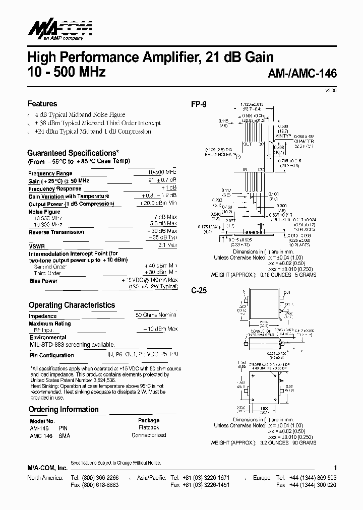 AMC-146_729818.PDF Datasheet