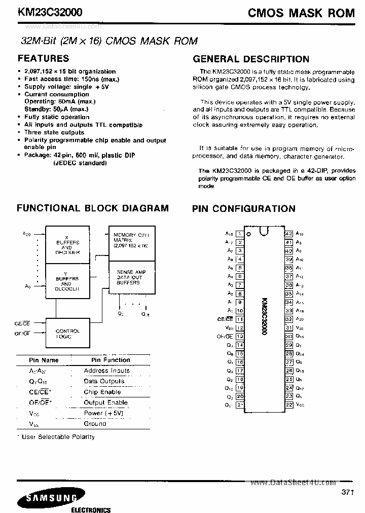KM23C32000_891798.PDF Datasheet