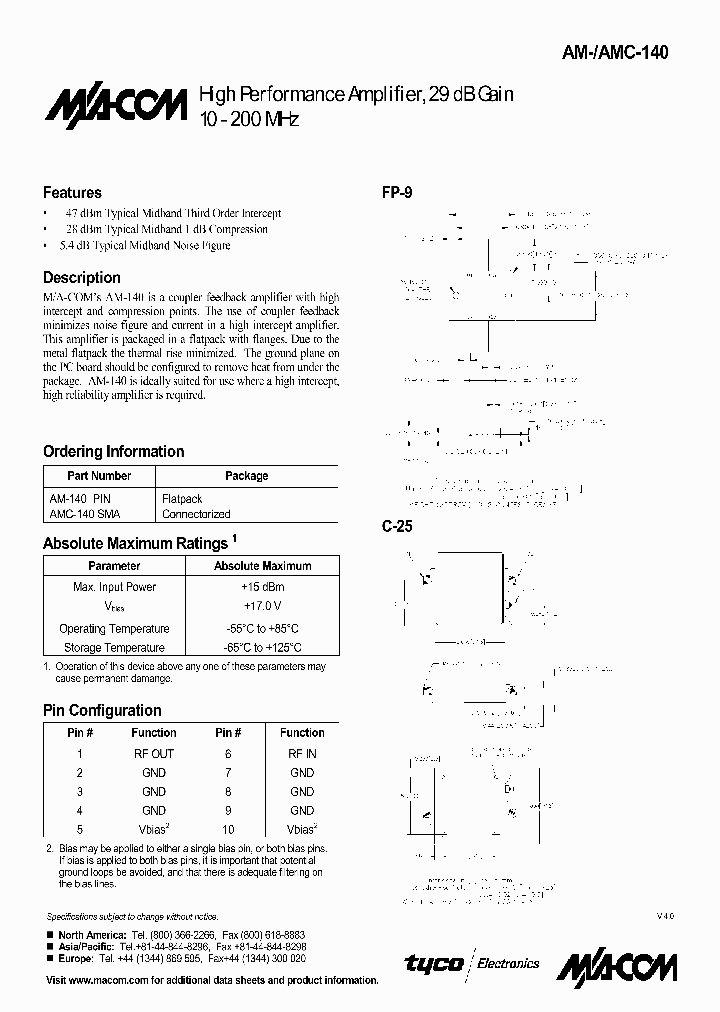 AMC-140_729814.PDF Datasheet