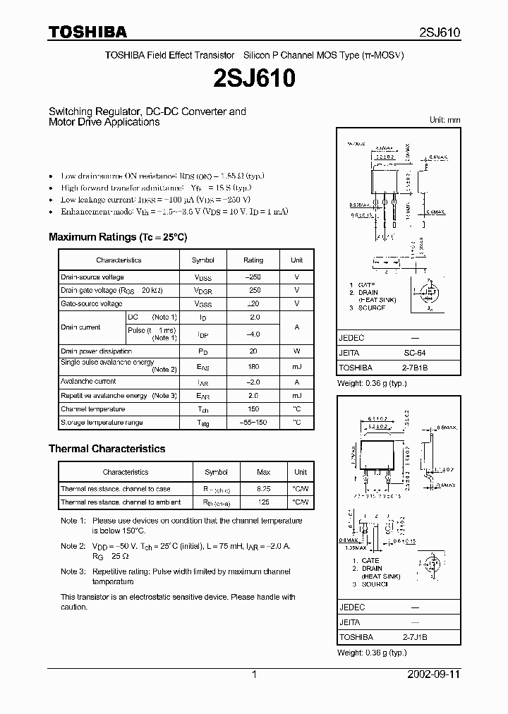 2SJ610_1206768.PDF Datasheet