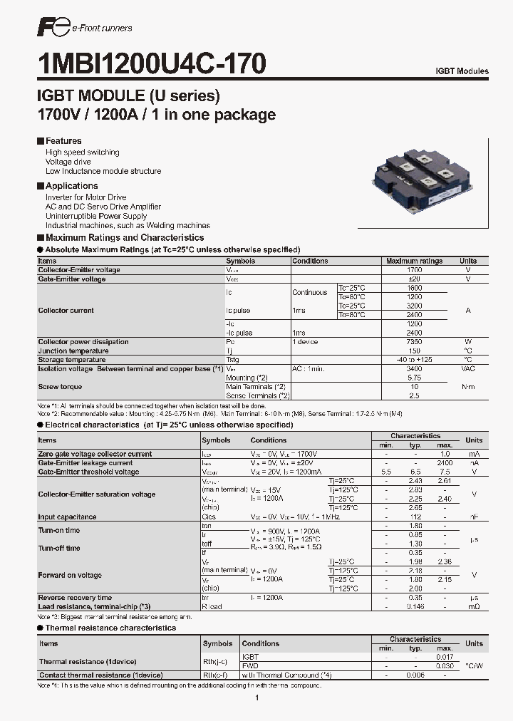 1MBI1200U4C-170_1196854.PDF Datasheet