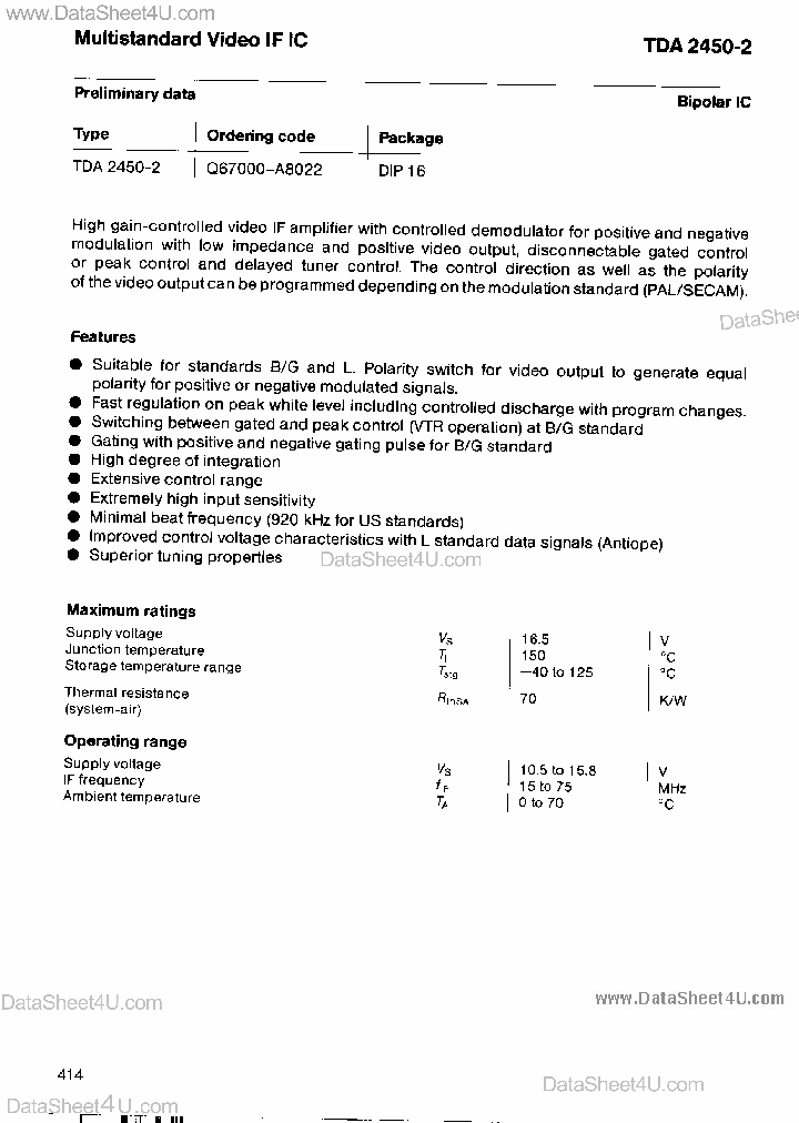 TDA2450-2_916683.PDF Datasheet