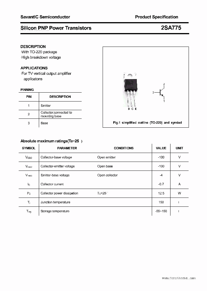 2SA775_915933.PDF Datasheet