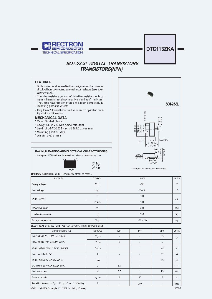 DTC113ZKA_1205906.PDF Datasheet