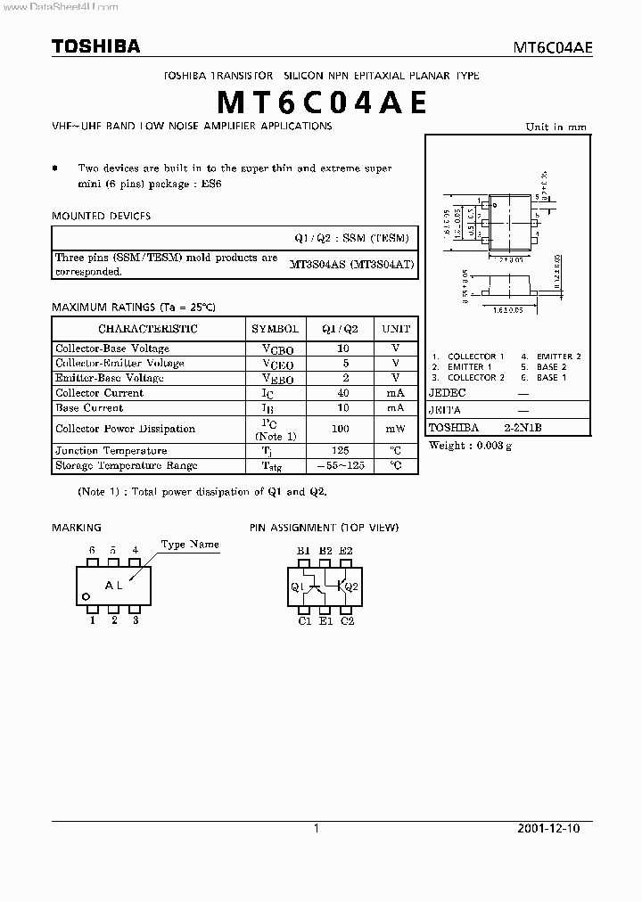 MT3S04AE_894196.PDF Datasheet