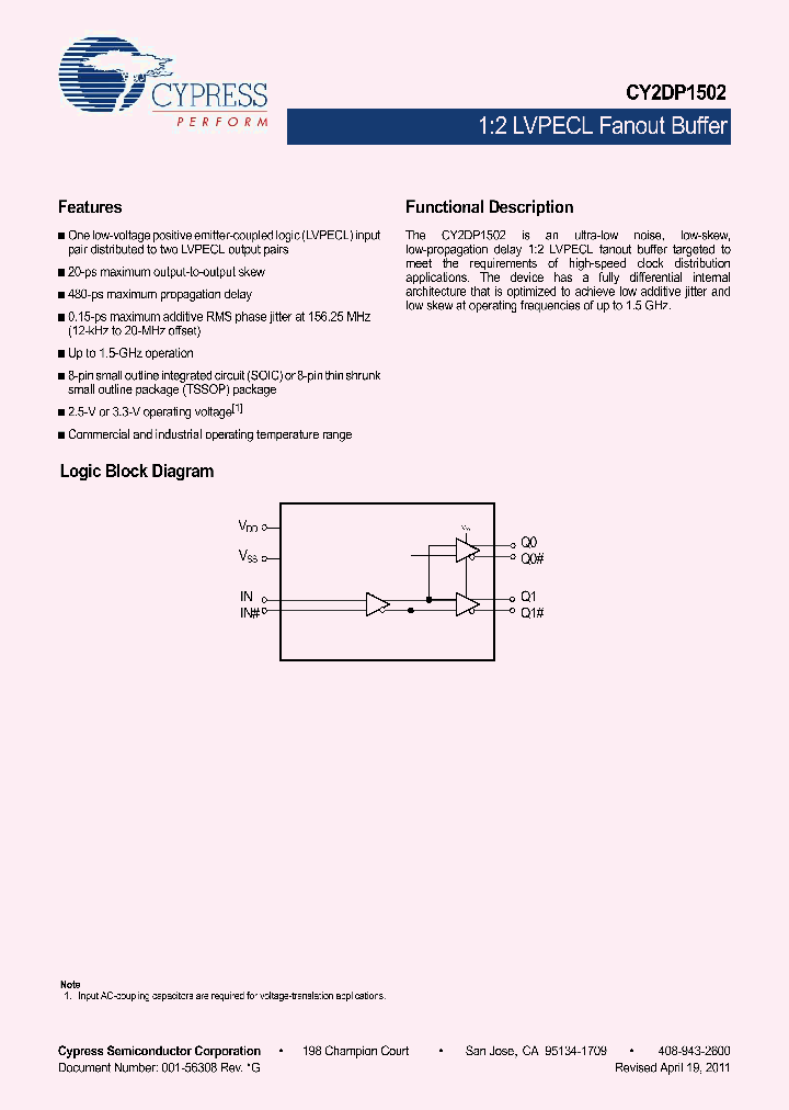 CY2DP1502SXI_1209492.PDF Datasheet
