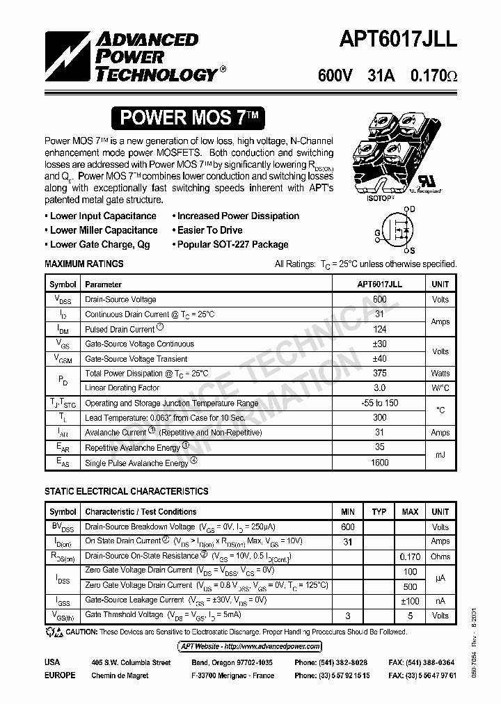 APT6017JLL_1236125.PDF Datasheet