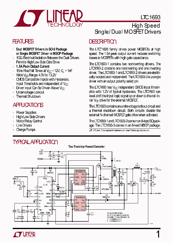 LTC1693-1CS8_737726.PDF Datasheet