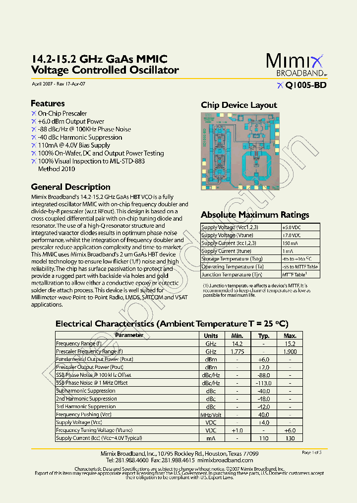 XQ1005-BD-EV1_739420.PDF Datasheet