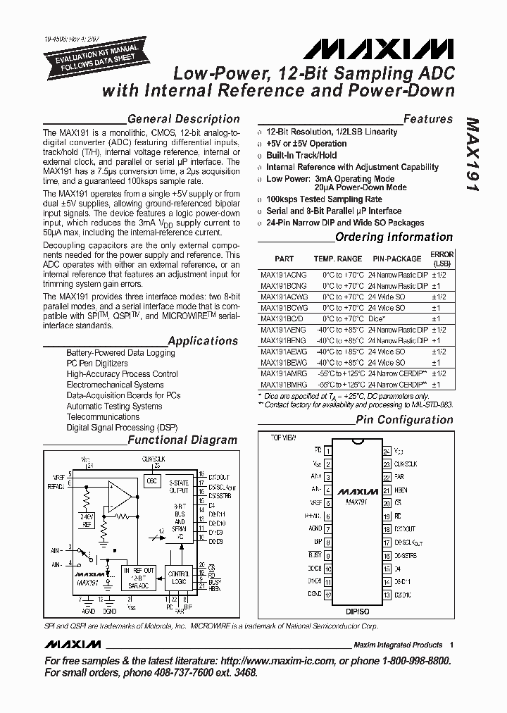 MAX191BCD_1218296.PDF Datasheet