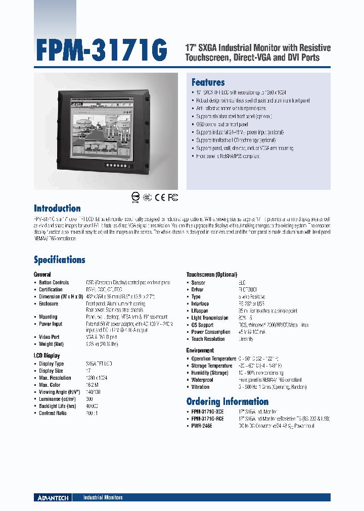 FPM-3171G-RCE_1226502.PDF Datasheet
