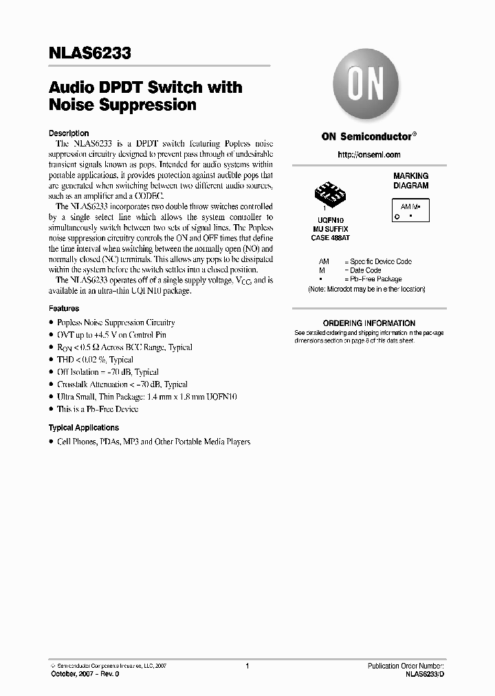 NLAS6233_1256154.PDF Datasheet