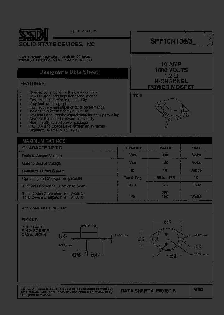 SFF10N1003_756888.PDF Datasheet