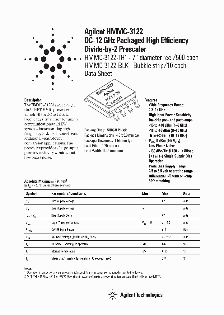 HMMC-3122_1281588.PDF Datasheet