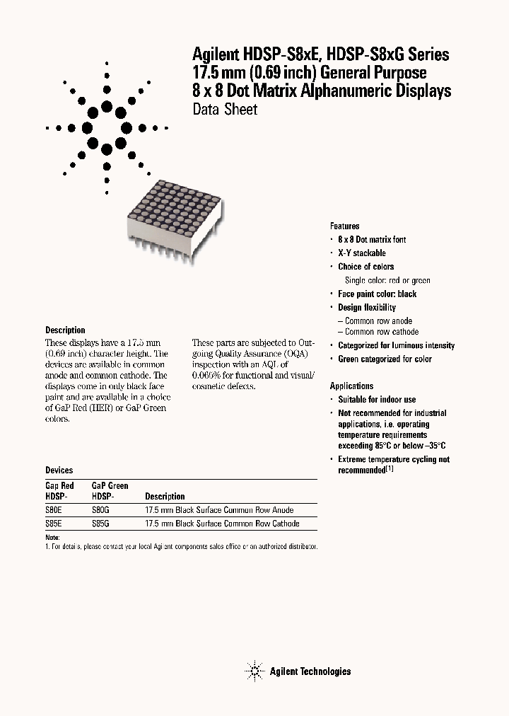 HDSP-S80E_1281835.PDF Datasheet