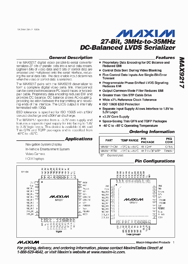 MAX9217_759841.PDF Datasheet