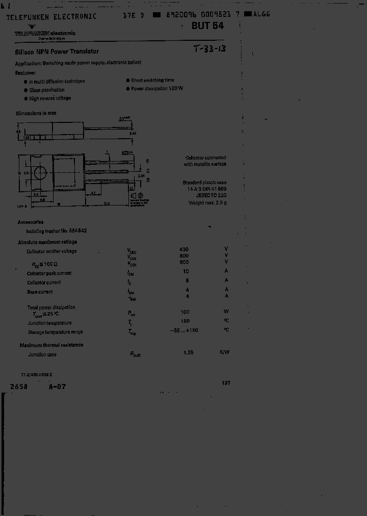 BUT54_773009.PDF Datasheet
