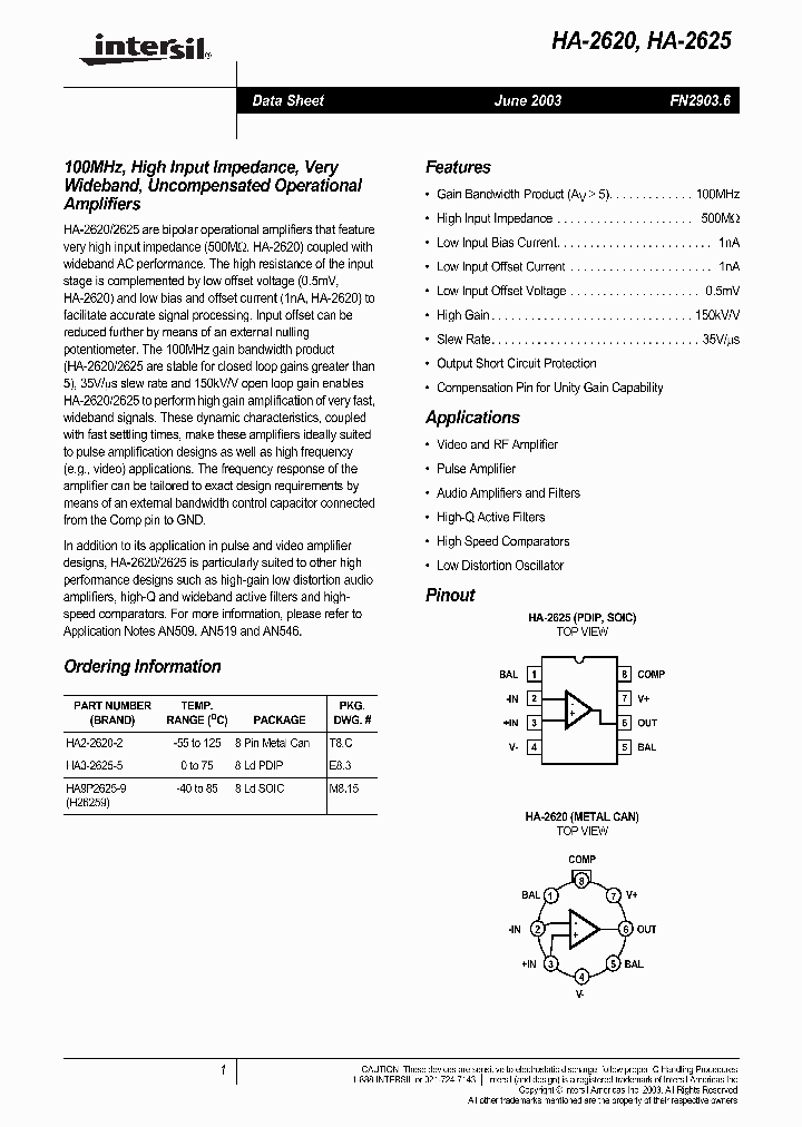 HA-2620_1310933.PDF Datasheet