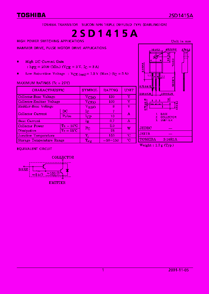 2SD1415A_1311030.PDF Datasheet