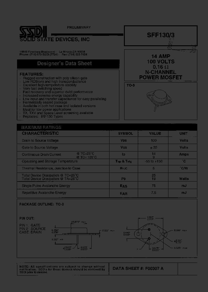 SFF1303_774201.PDF Datasheet