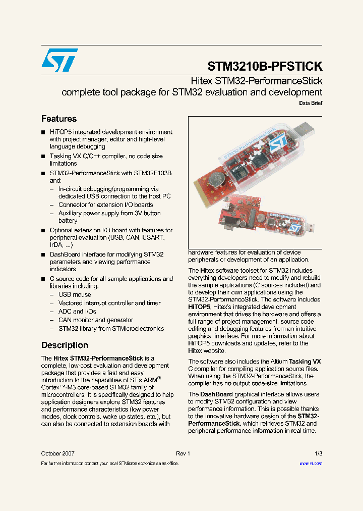 STM3210B-PFSTICK_776826.PDF Datasheet