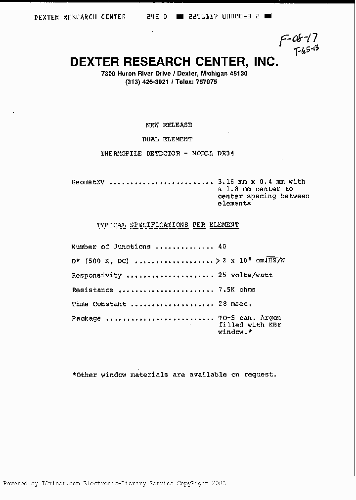 DR34_781756.PDF Datasheet