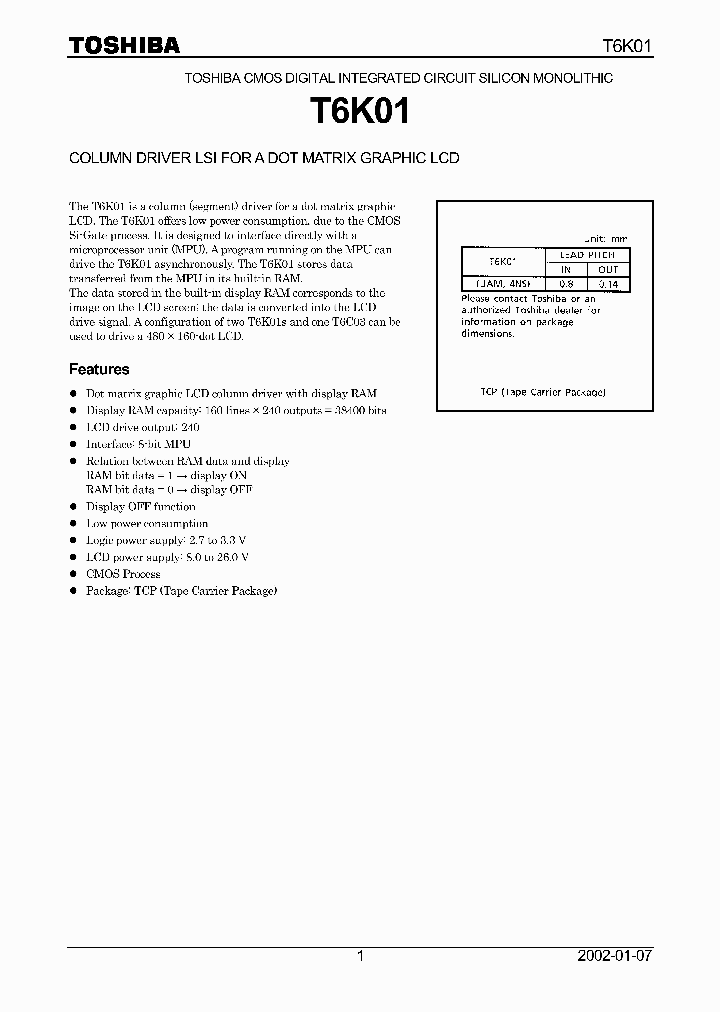 T6K01_781984.PDF Datasheet