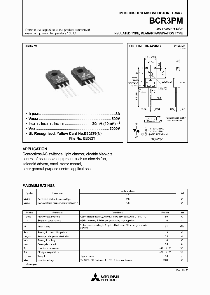 BCR3PM-8_1321602.PDF Datasheet