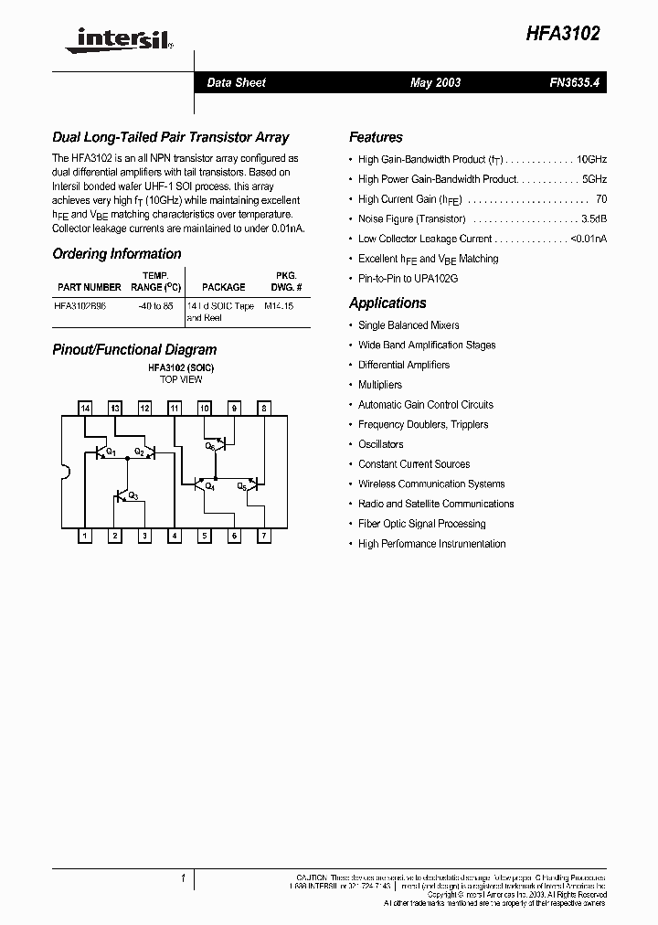HFA3102_1321142.PDF Datasheet