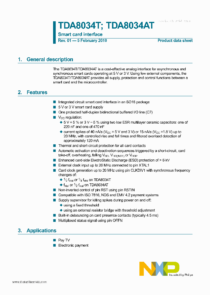 TDA8034AT_936470.PDF Datasheet