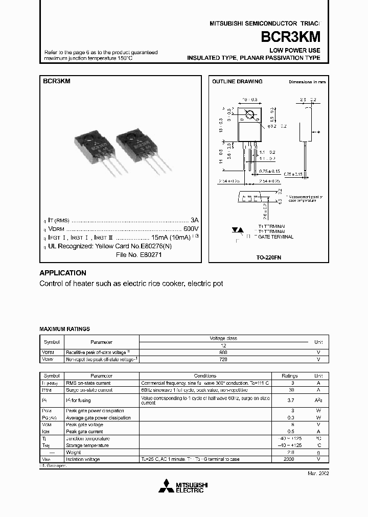 BCR3KM-8_1321600.PDF Datasheet