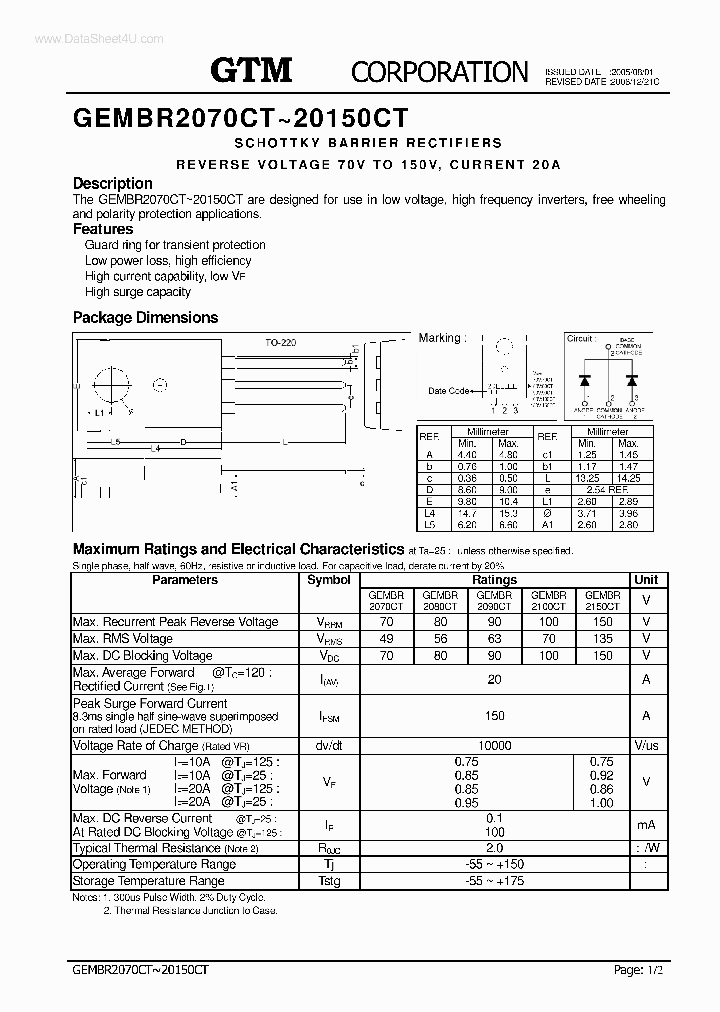 GEMBR20150CT_936702.PDF Datasheet