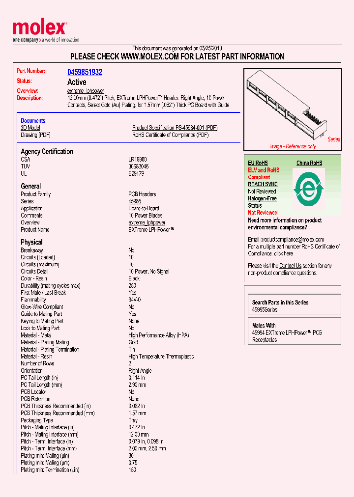 0459851932_1333325.PDF Datasheet