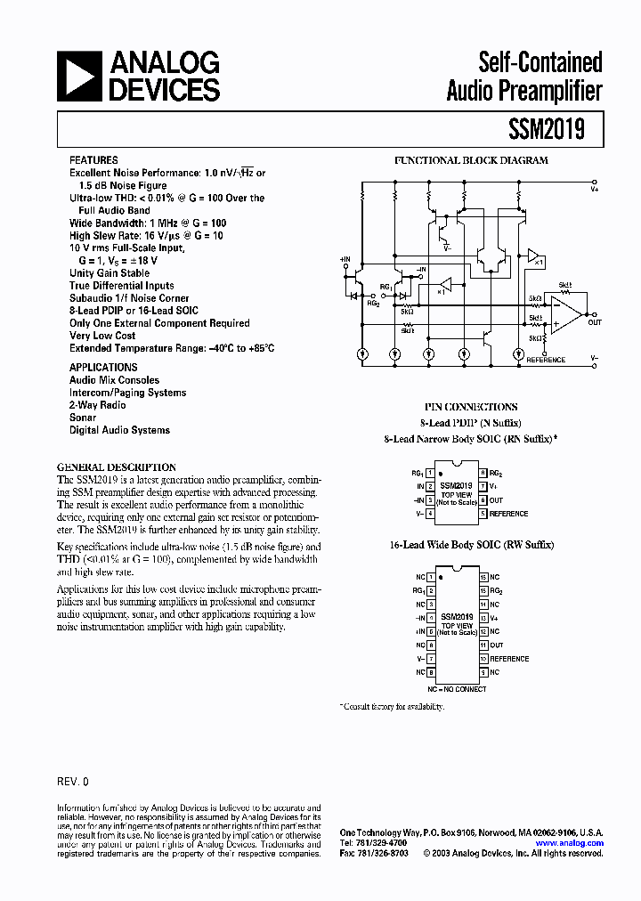 SSM2019BRWZ_1349452.PDF Datasheet