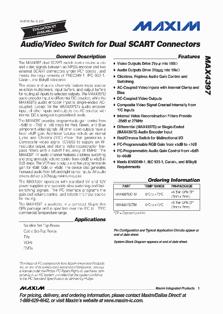MAX4397D_1348985.PDF Datasheet