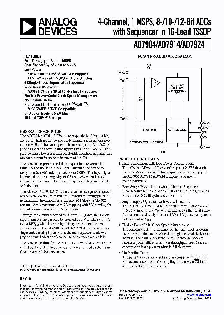 AD7914_1350634.PDF Datasheet