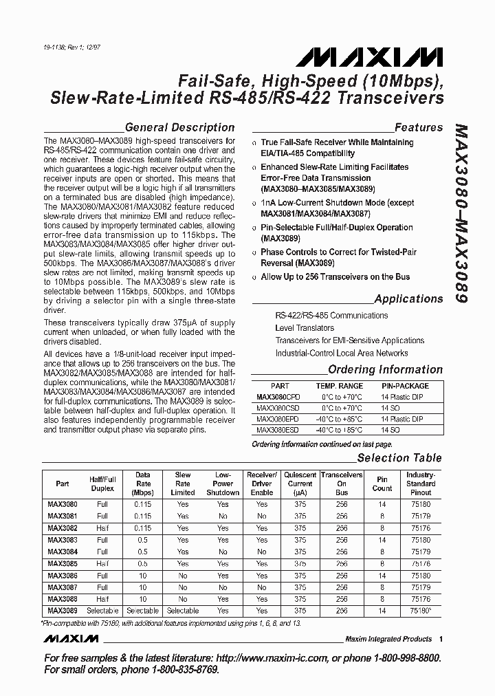 MAX3082_791414.PDF Datasheet
