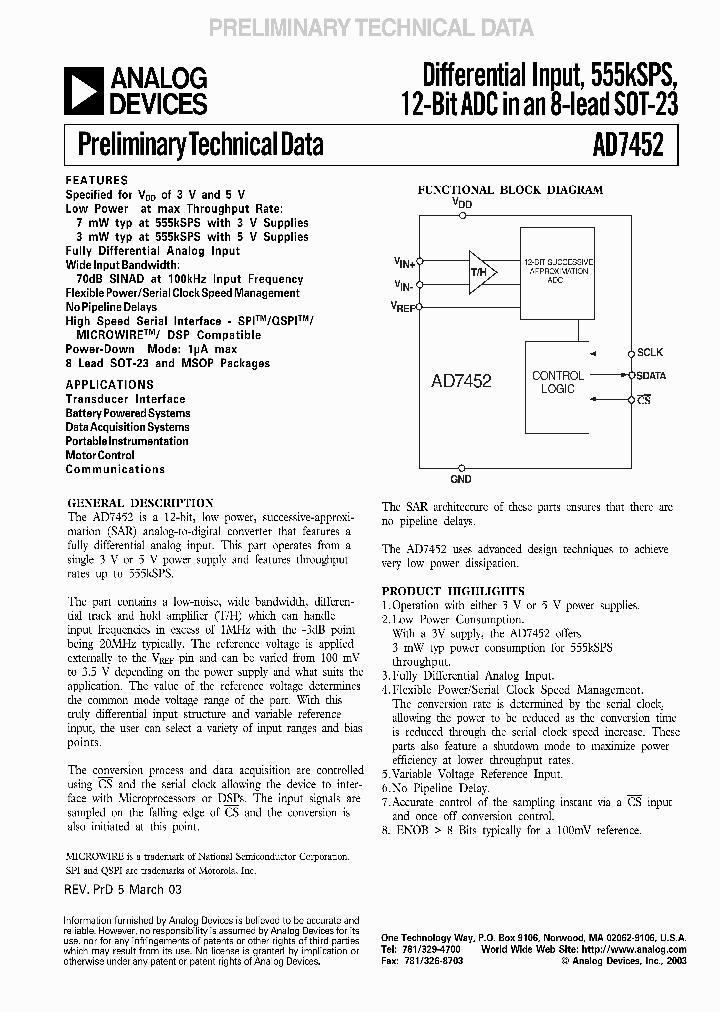 AD7452_791755.PDF Datasheet