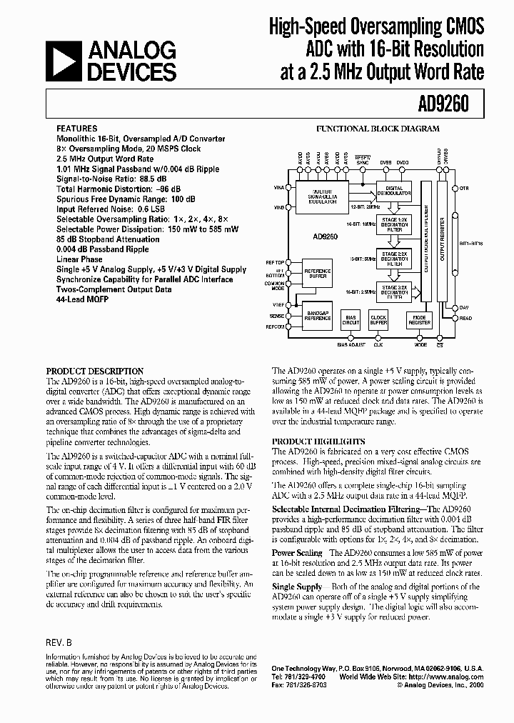 AD9260_794585.PDF Datasheet