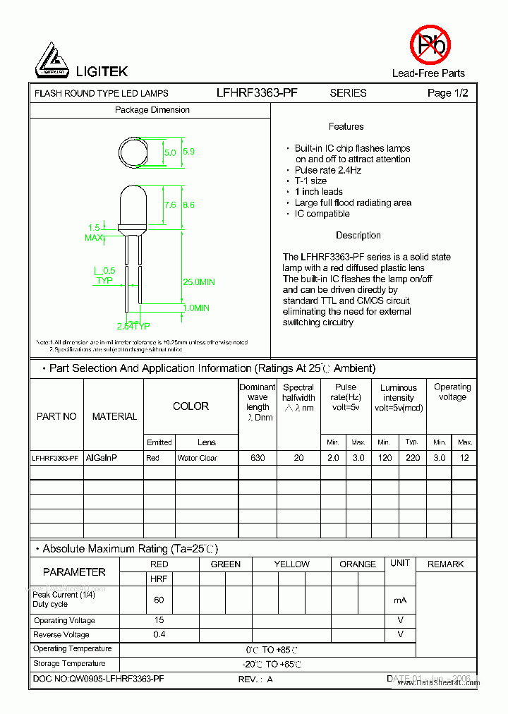 LFHRF3363-PF_933820.PDF Datasheet