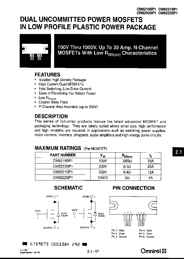OM6219SP1_795910.PDF Datasheet