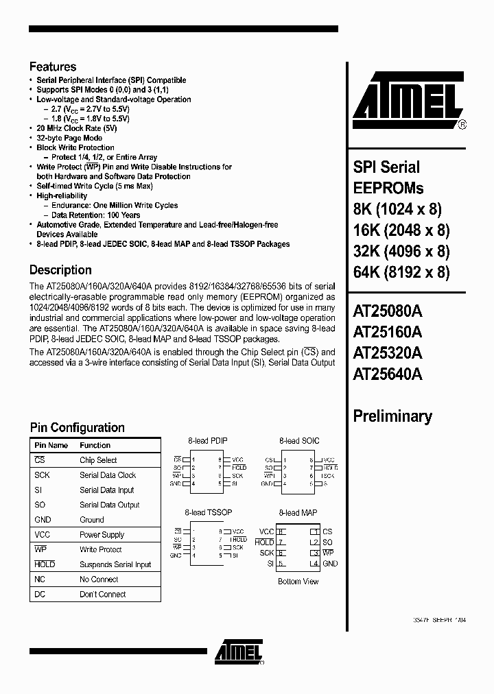 AT25080A_1355545.PDF Datasheet