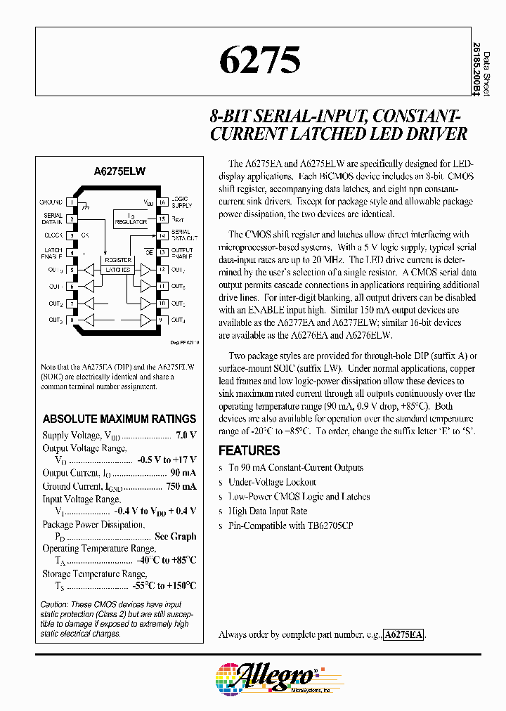 A6275_1357231.PDF Datasheet