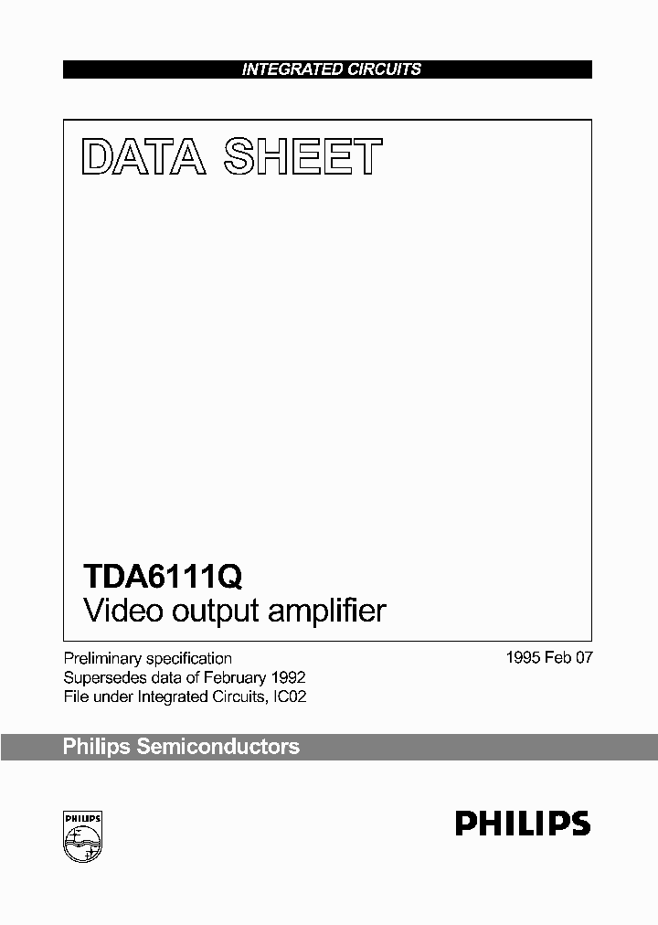 TDA6111_1365576.PDF Datasheet