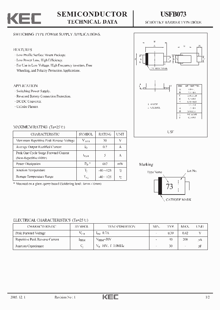 USFB073_1371540.PDF Datasheet