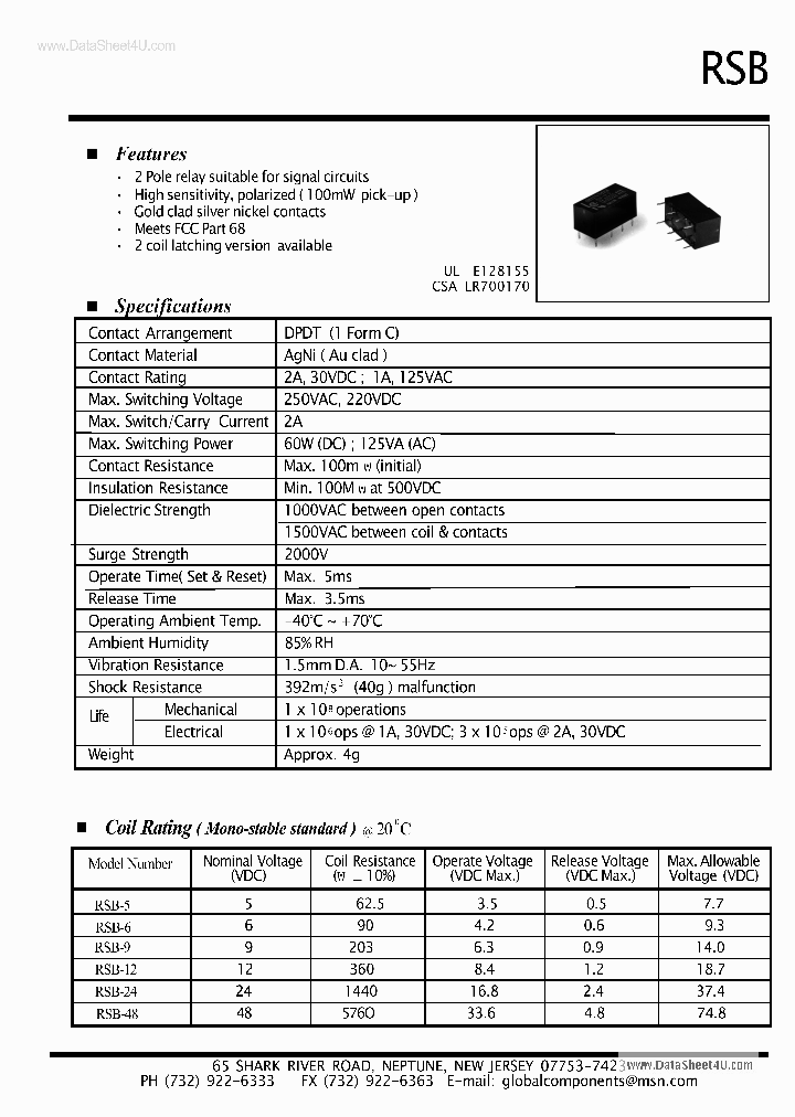 RSB_1043213.PDF Datasheet
