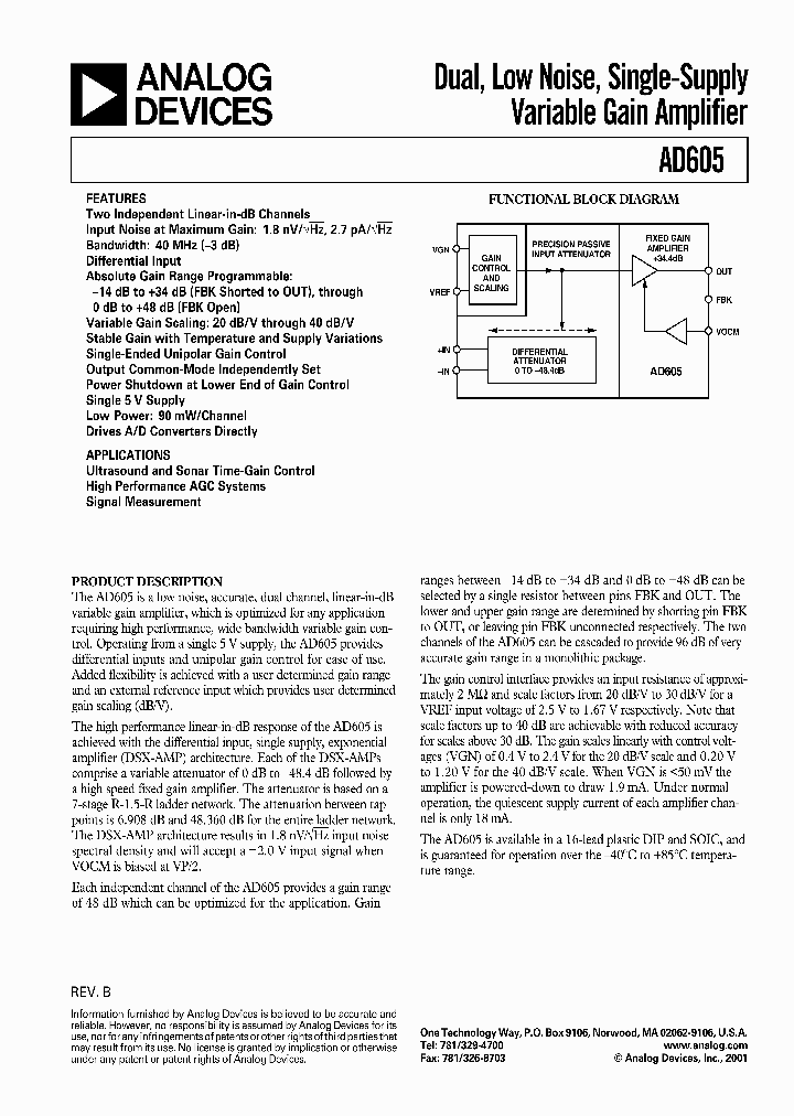 AD605_1400607.PDF Datasheet