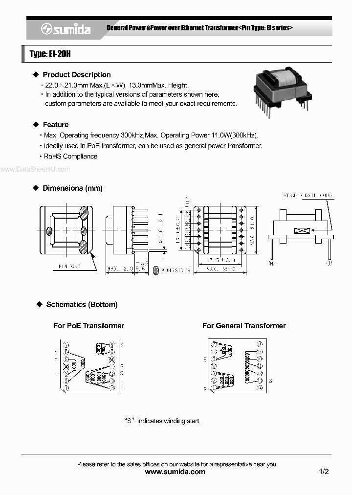 EI-20H_1116286.PDF Datasheet